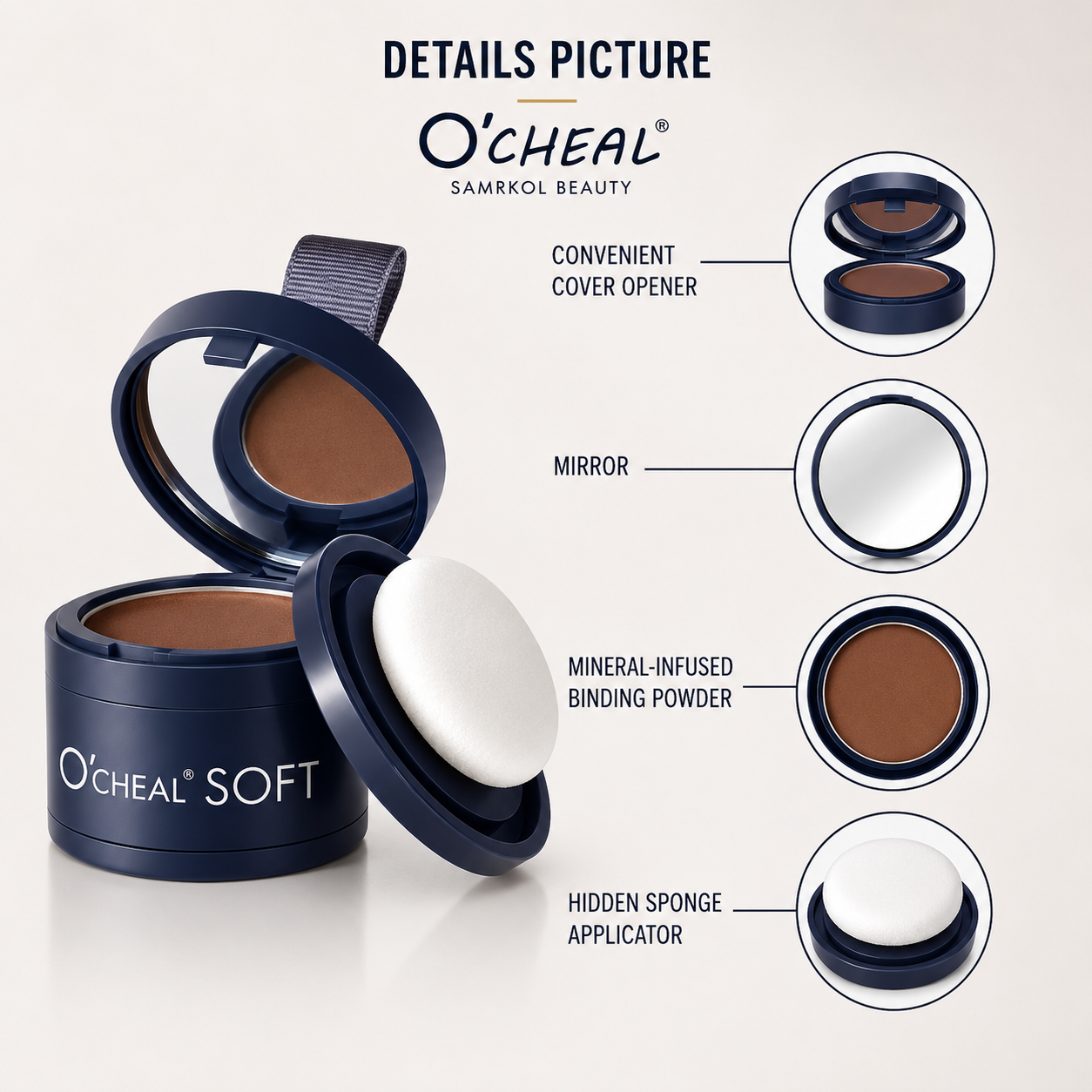 O'CHEAL Hairline Filler Powder